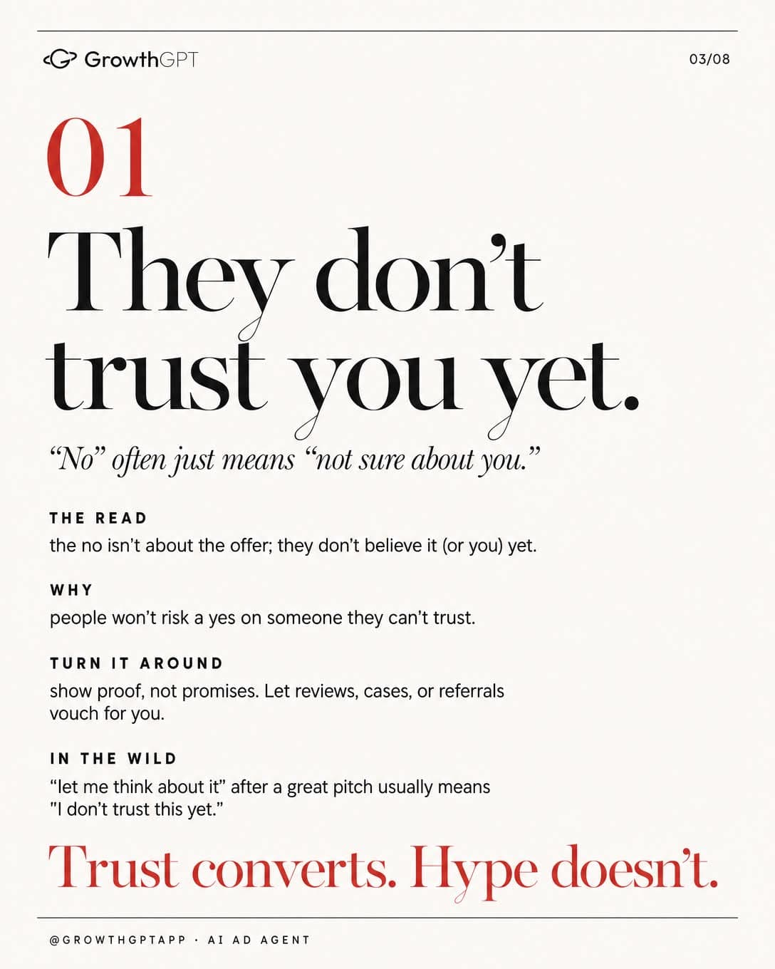 6 real reasons people say no, Slide 3