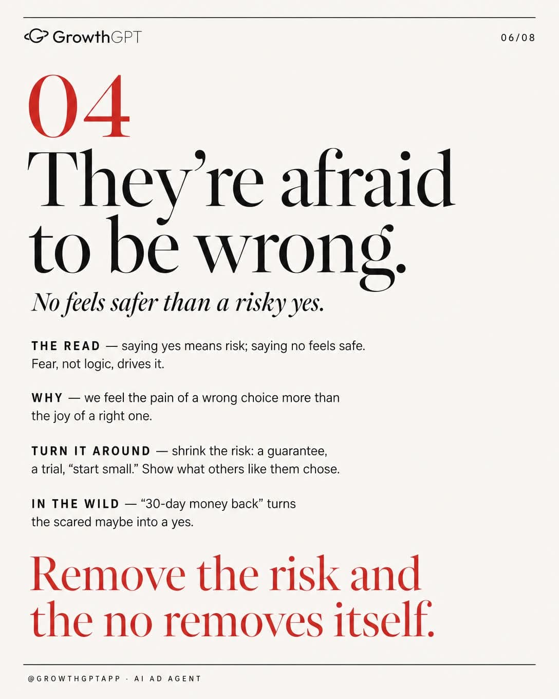 6 real reasons people say no, Slide 6