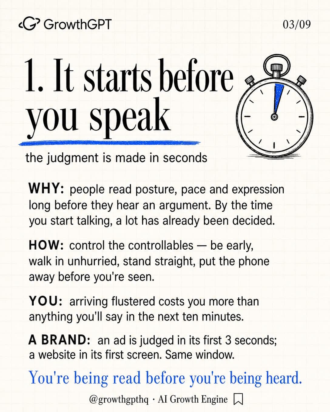 6 things that decide a first impression, Slide 3