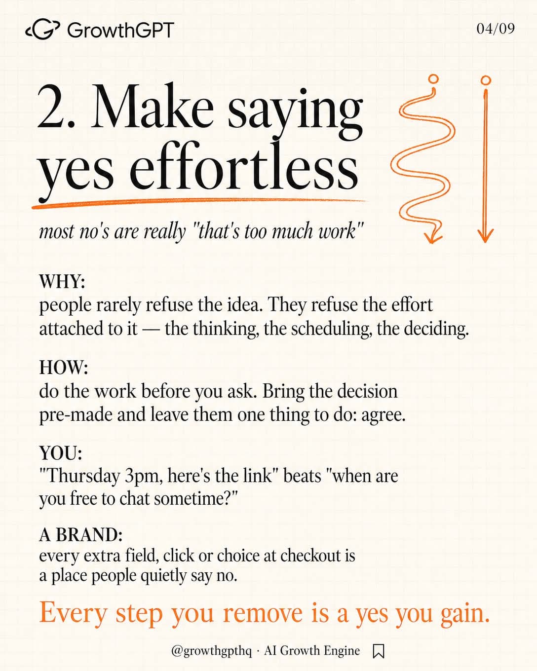 6 ways to get a yes, Slide 3