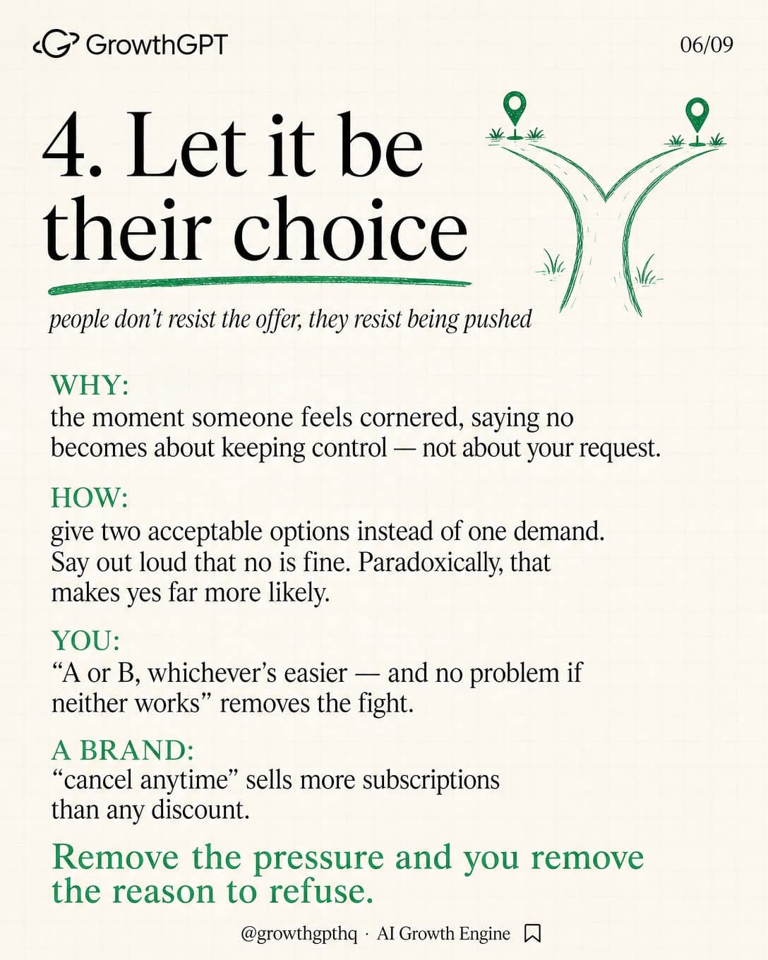 6 ways to get a yes, Slide 5