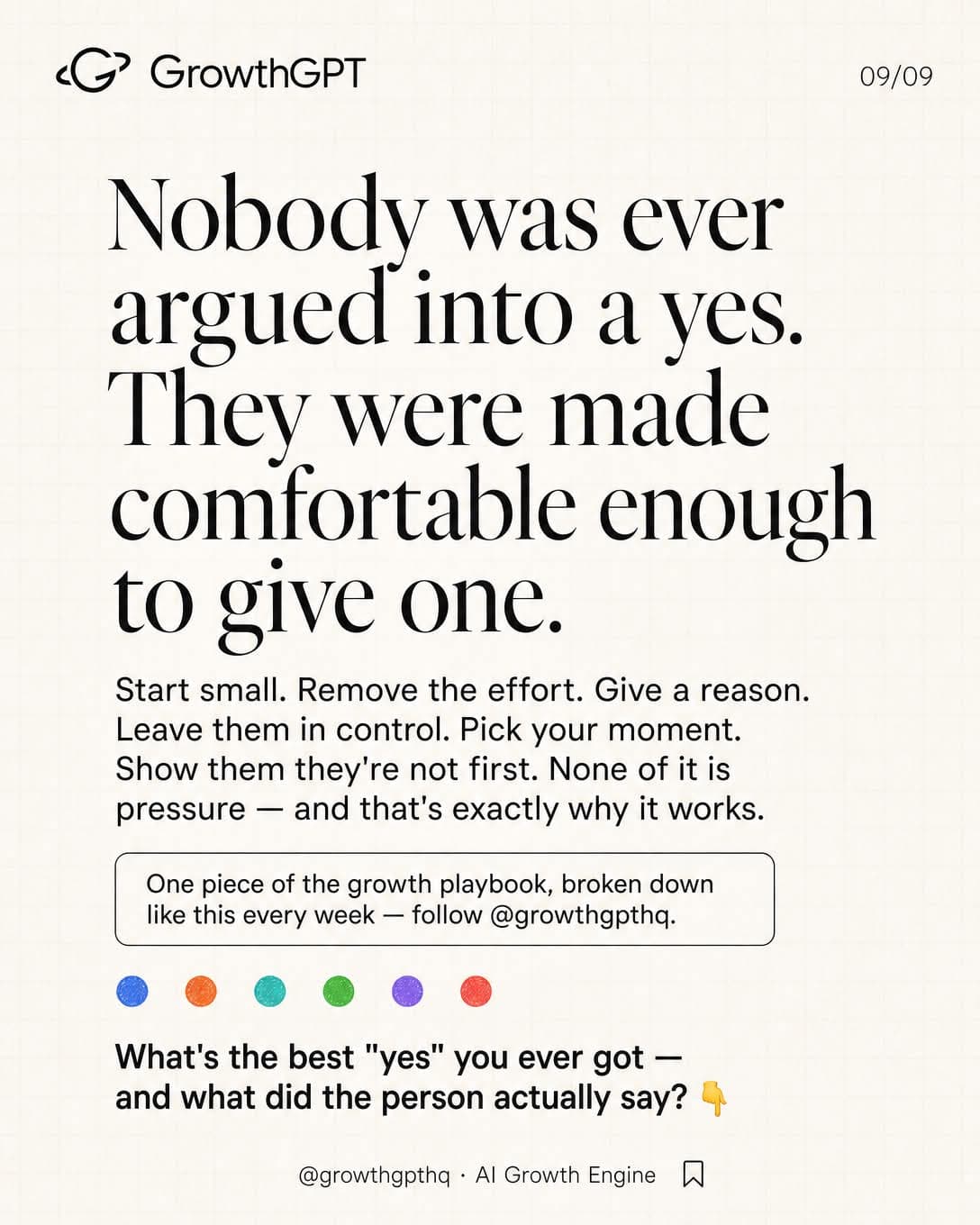 6 ways to get a yes, Slide 8