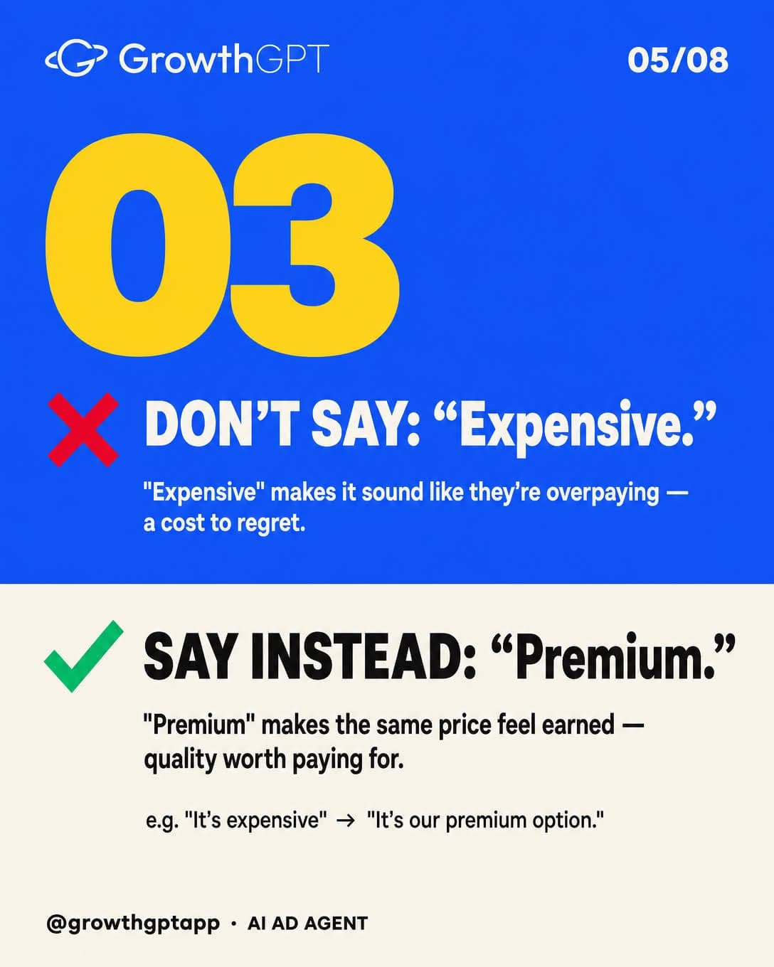 6 words killing your sales, Slide 5