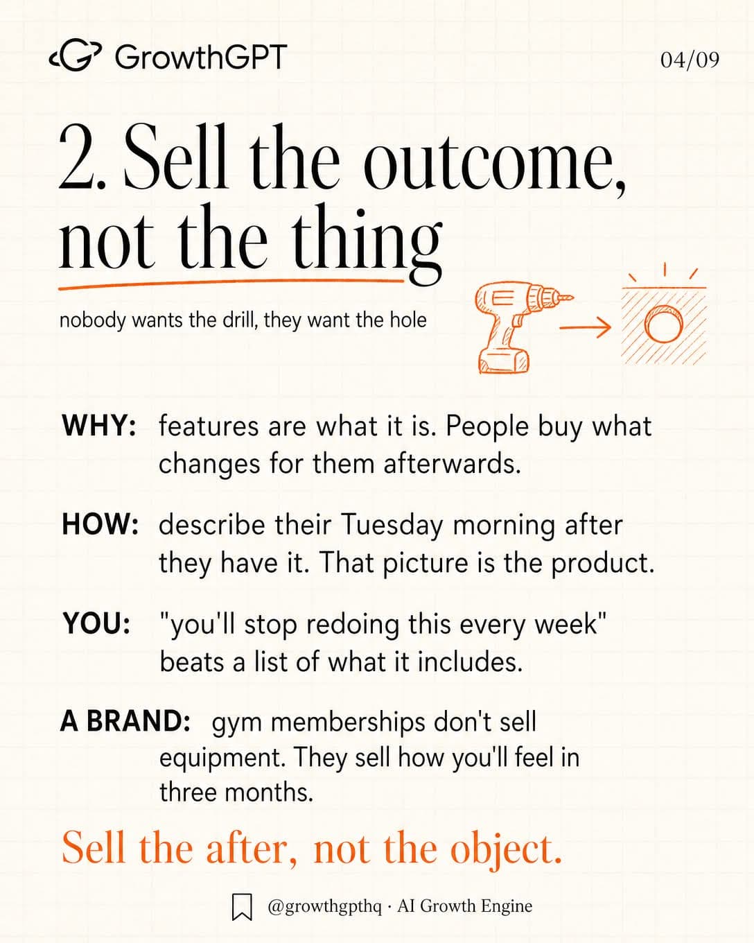 best salespeople never really sell, Slide 4