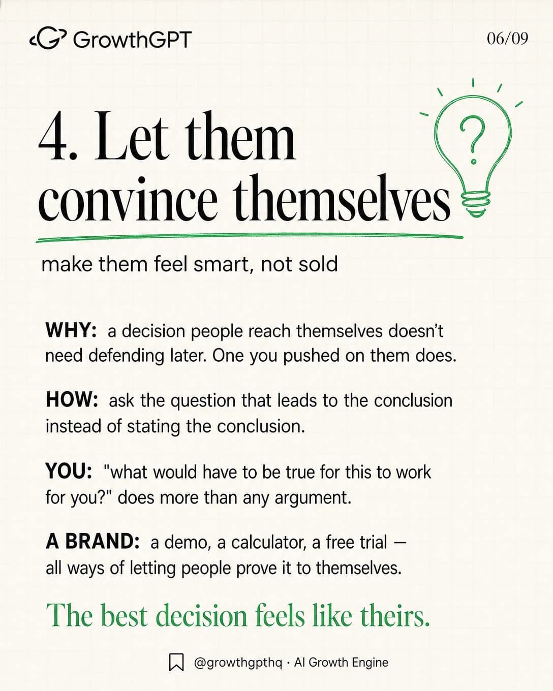 best salespeople never really sell, Slide 6