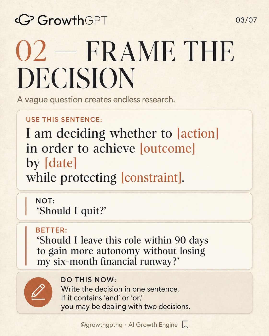better decisions in life, Slide 3