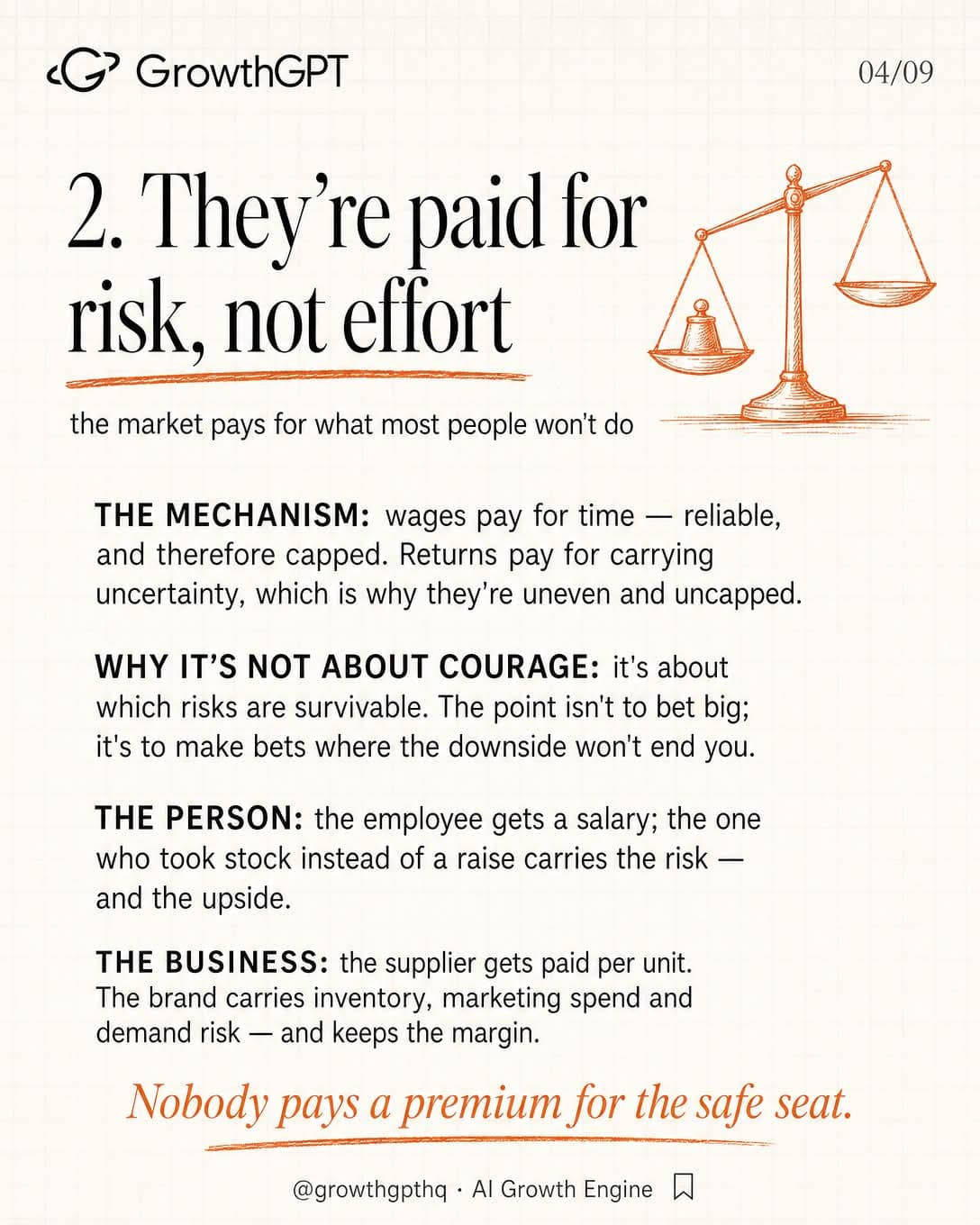 Busy doesn't make you rich, Slide 4