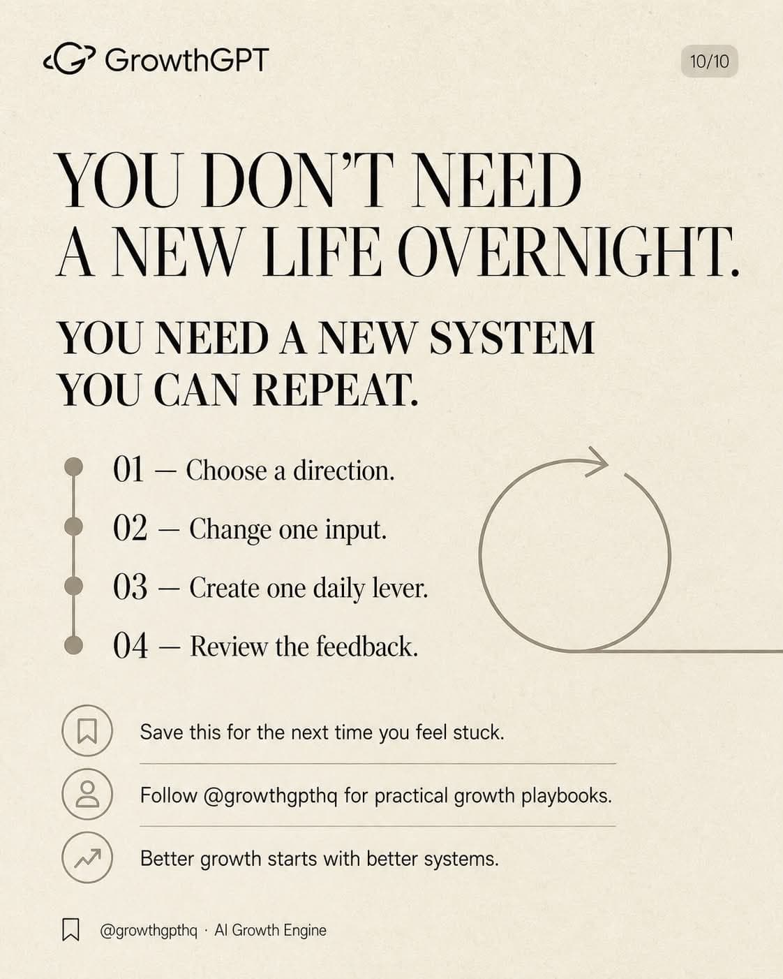Change Your Life When Stuck, Slide 10