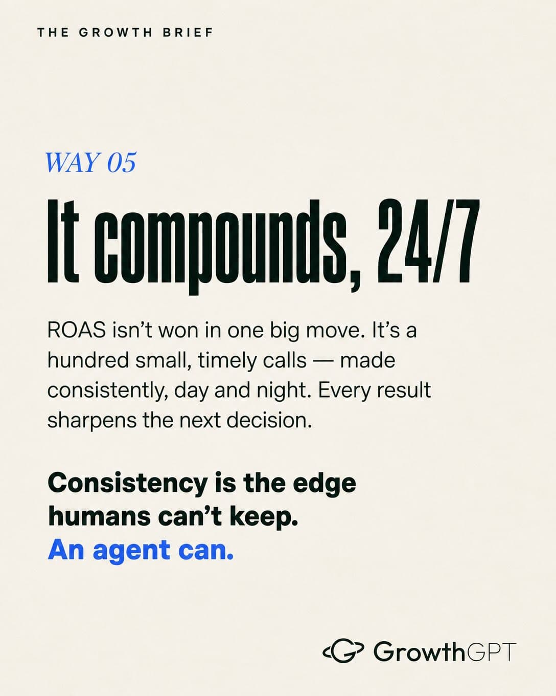 Higher ROAS small moves, Slide 6