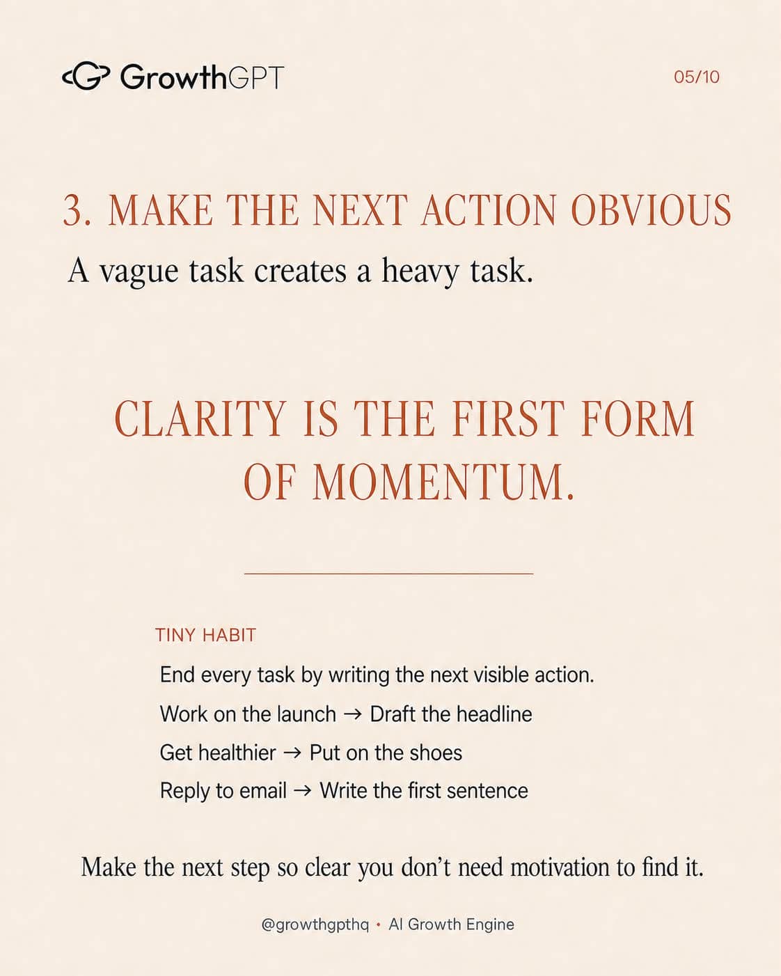 Make Life Easier — seven tiny habits, Slide 5
