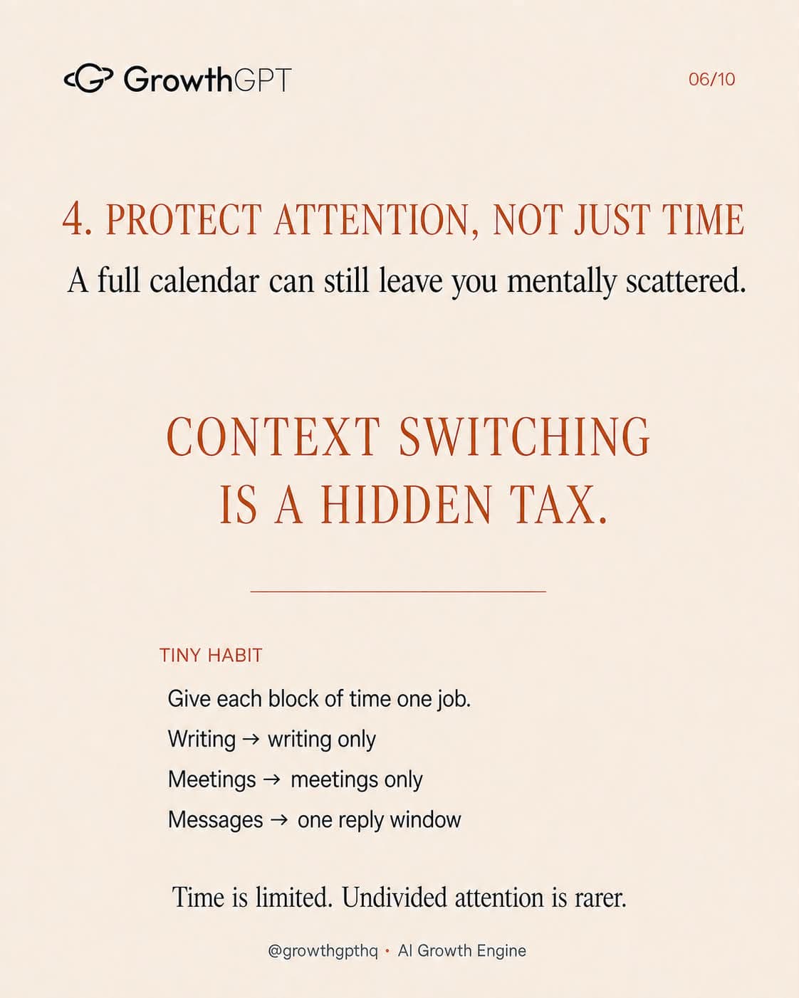 Make Life Easier — seven tiny habits, Slide 6