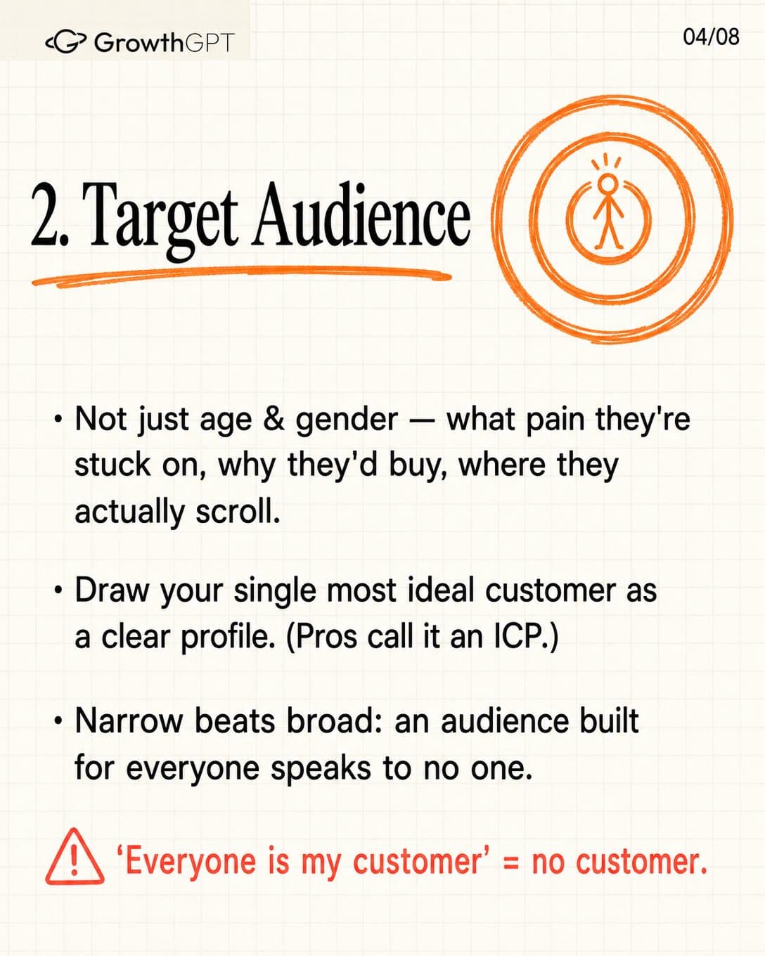 marketing = 6 things, Slide 3