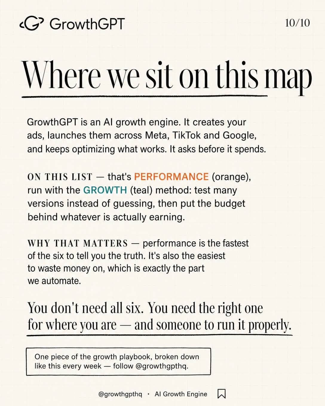Marketing isn't one thing. It's six, Slide 10