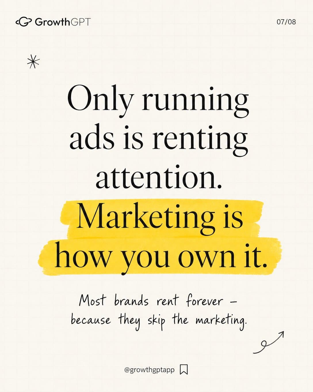 Most people use "marketing" and "advertising" like they're the same, Slide 7