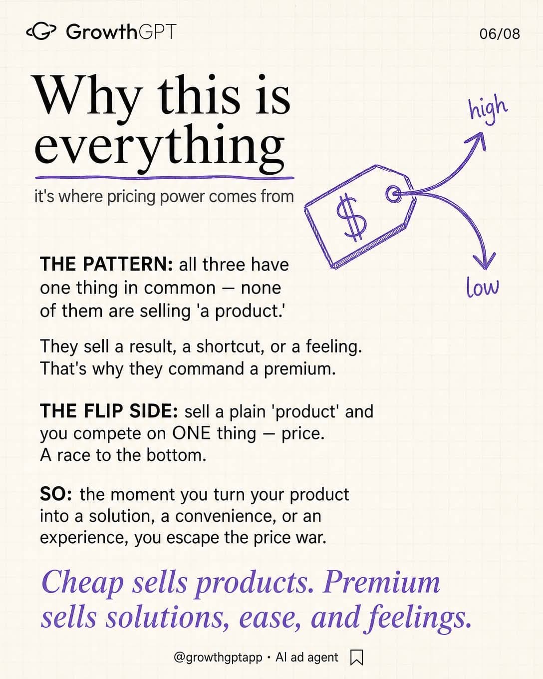 People pay for 3 things, Slide 6
