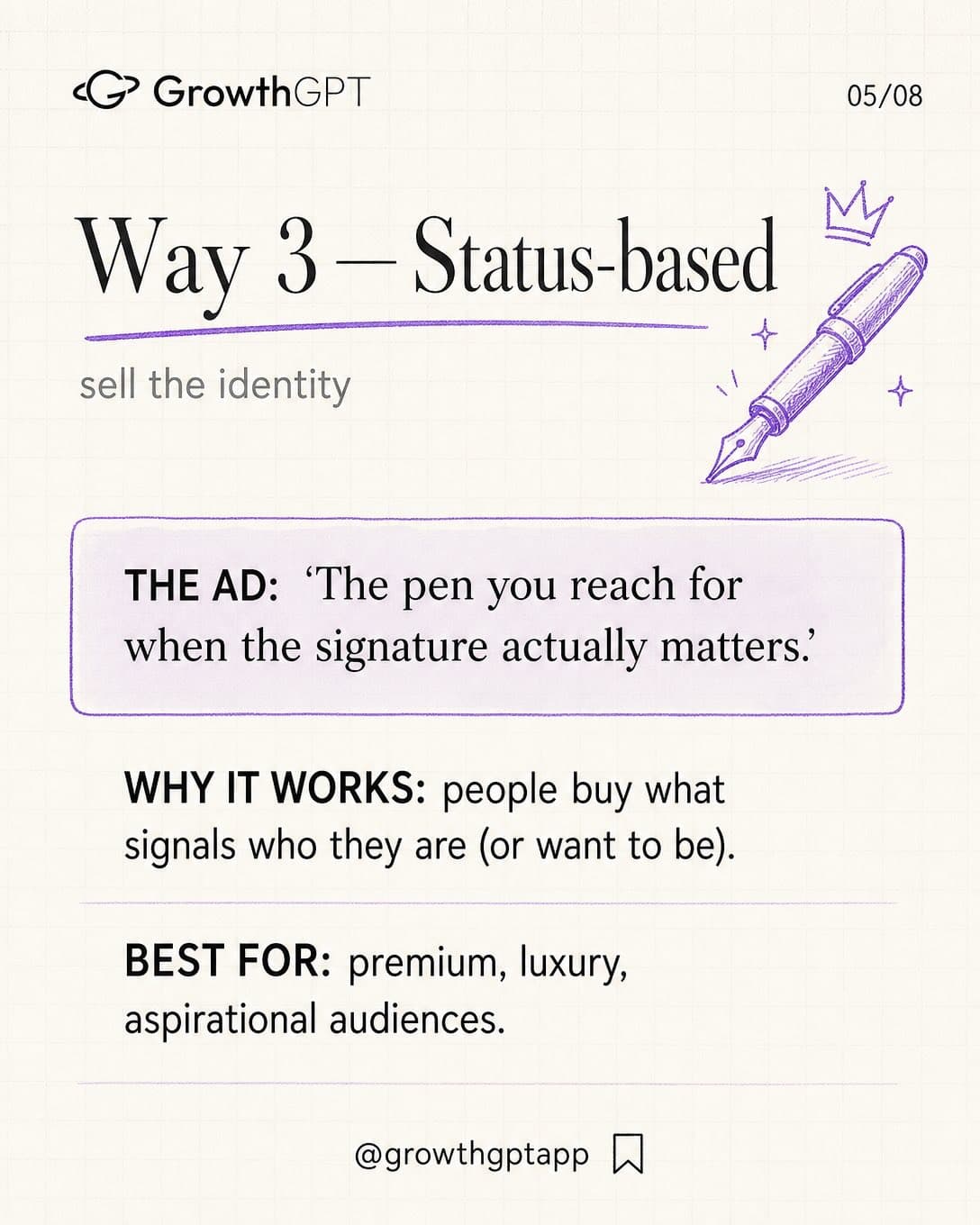 Same pen sold 4 ways, Slide 5