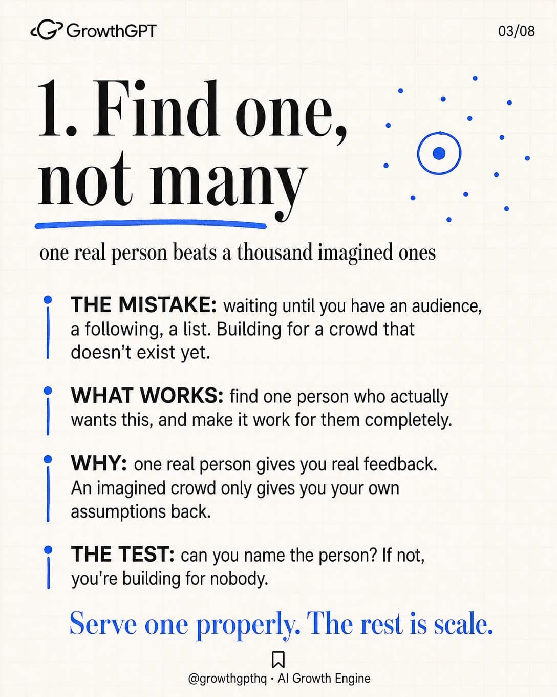 Starting from zero — six ideas, Slide 3