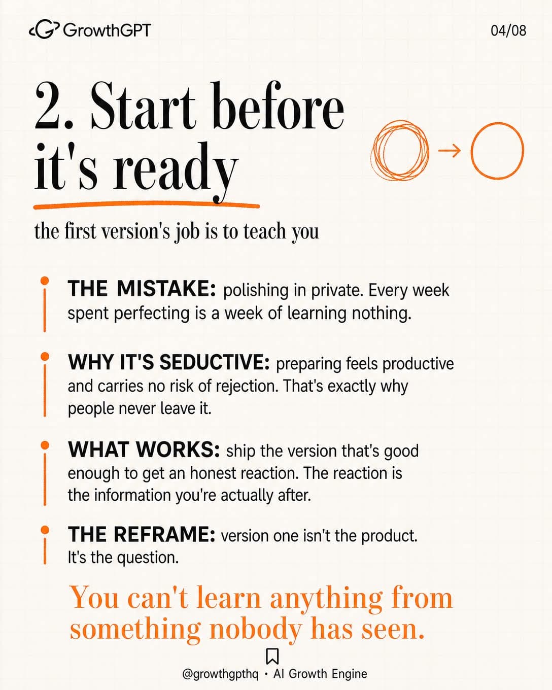 Starting from zero — six ideas, Slide 4