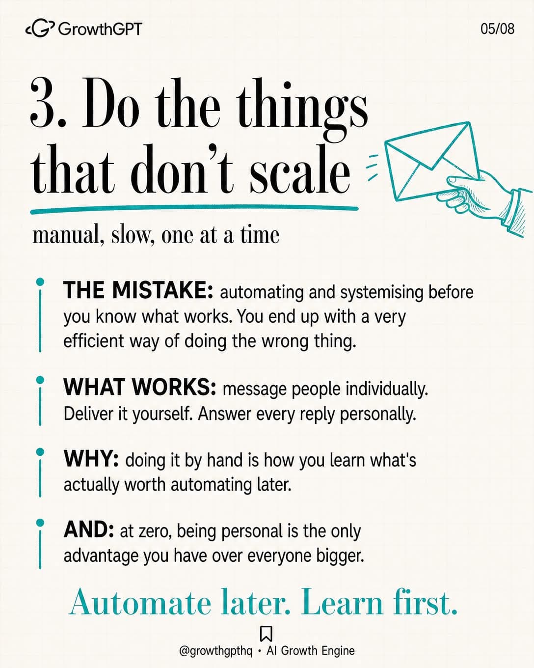 Starting from zero — six ideas, Slide 5
